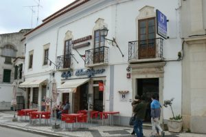 Portugal, Estremoz: cafe of our hotel