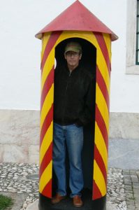 Portugal, Estremoz: Michael in guard house
