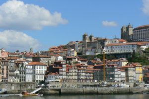Portugal, Porto City is built on hills around which the river