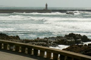 Portugal, Porto City: oceanfront view