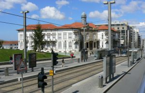Portugal, Porto City: trolley tracks run everywhere