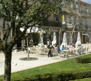 Portugal, Porto City: morning cafe