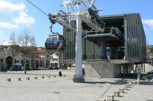 Portugal, Porto City: tram station