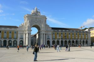 Portugal, Lisbon: Plaza Commercio