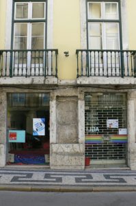 Portugal, Lisbon: LGBT center in central city