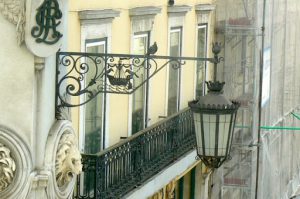 Portugal, Lisbon: nautical theme street light