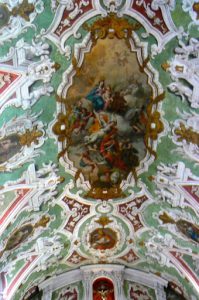Portugal, Lisbon: ceiling of San Jeronimo monastery church