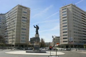 Portugal, Lisbon: religious statues are common