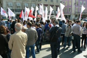 Portugal, Lisbon: public rally