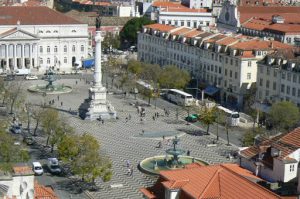 Portugal, Lisbon: Plaza Dom Pedro