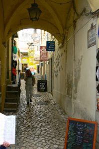 Portugal, Sintra village walkway