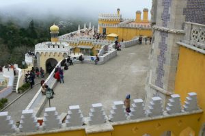 Portugal, Sintra  Pena National Palace exterior