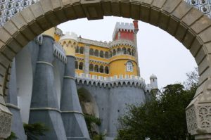 Portugal, Sintra  Pena National Palace exterior