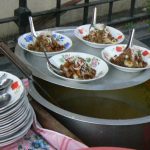 Burma, Rangoon: street lunch