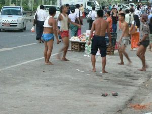 Burma, Rangoon: soccer game