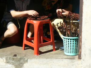 Burma, Rangoon: Bogyoke Aung San Market beads