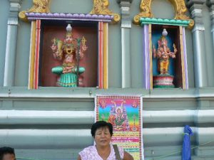 Burma, Rangoon; Shwedagon Pagoda; Hindu statues