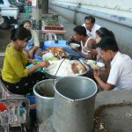 Burma, Rangoon: lunch time