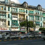 Burma, Rangoon: European architecture; the country was a British colony for