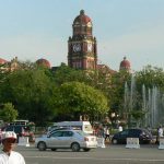 Burma, Rangoon: High Court with clock tower