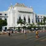 Burma, Rangoon: Centrally Located in downtown Rangoon  the City Hall