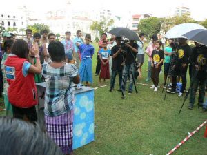 Burma, Rangoon: student film project