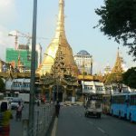 Burma, Rangoon: Sule Paya shrine, 2000 years old