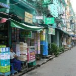 Burma, Rangoon: local commercial street