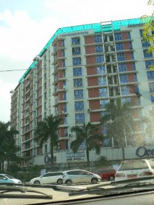 Burma, Rangoon: condo tower