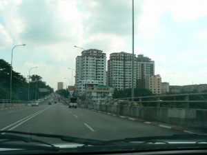 Burma, Rangoon: high-rise buildings