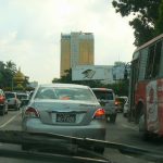 Burma, Rangoon: traffic jam