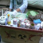 Burma, Rangoon: making pasties for lunch