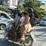 Burma, Mandalay: family of 5 on a bike