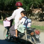 Burma, Mandalay: school bus