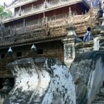Burma, Mandalay: Shwe In Bin Kyaung monastery full view;  the
