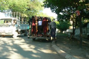 Burma, Mandalay: local transport