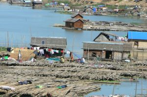 Burma, Mandalay: Ayeyarwady River local vilage