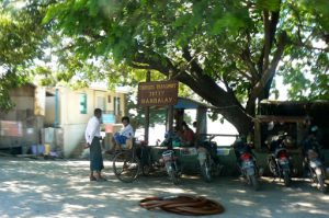 Burma, Mandalay: local transport via motorbike