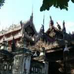 Burma, Mandalay: Shwe In Bin Kyaung temple(1895)