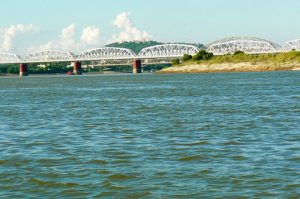 Burma: Mandalay:  new bridge over the Ayeyarwady River