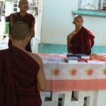 Burma, Mandalay  Maha Ganayon Kyaung Monastery; book store for tourists