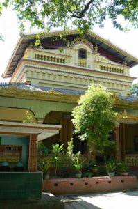 Burma, Mandalay House of the abbot of the Maha Ganayon  Kyaung