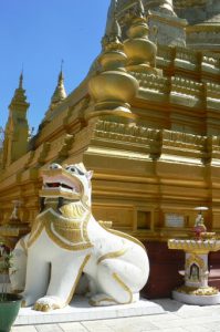 Burma: Mandalay: Sagaing Hill.  The hills are covered with hundreds of