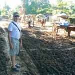 Burma, Mandalay: Ava (or Inwa); the road is quite muddy in