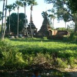 Burma, Mandalay: Ava (or Inwa); rice fields along the way to