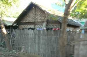 Burma, Mandalay: Ava (or Inwa); local villagers' house