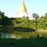 Burma, Mandalay: Ava (or Inwa); another stupa along the way isolated