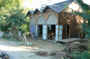 Burma, Mandalay: Ava (or Inwa); local villagers' house