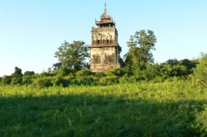 Burma, Mandalay: Ava (or Inwa); remnant of king's palace complex