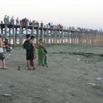 Burma: Mandalay: U Bein Bridge;